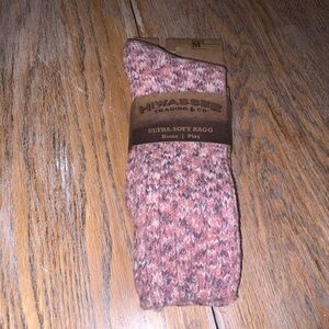 HIWASSEE Trading Co ultra soft ragg/Blush poly/spandex/M/crew (6-10)